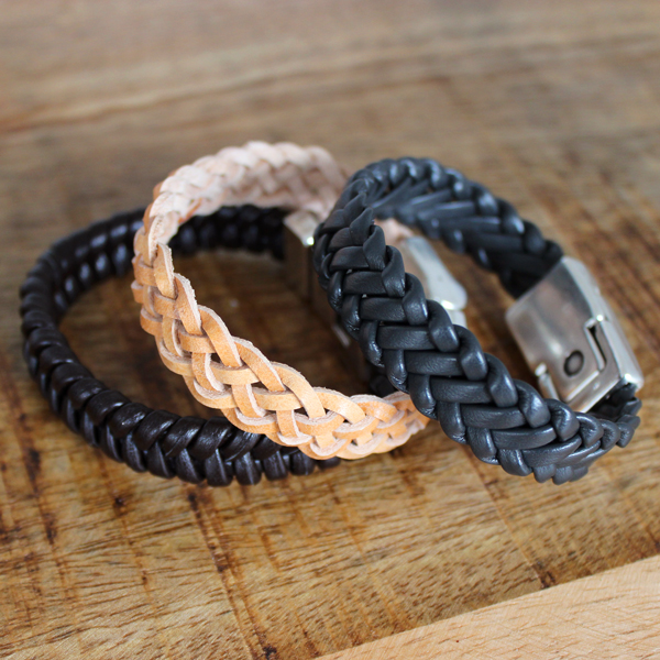 how to make leather bracelets