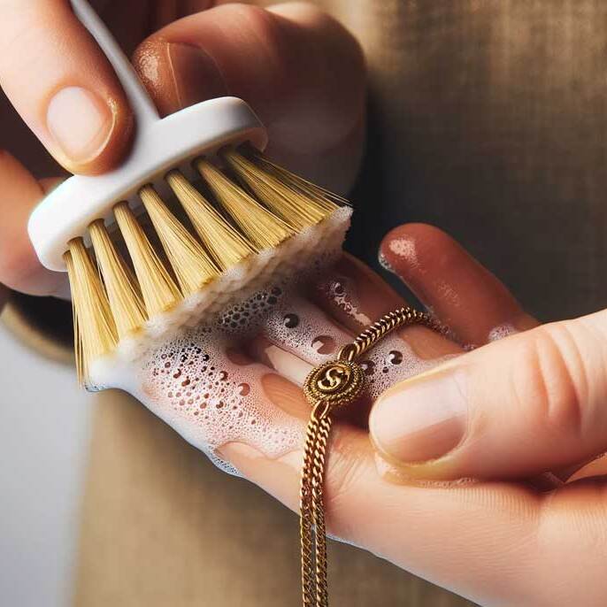 how to clean gold jewelry?